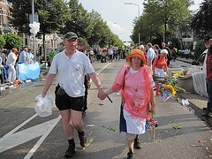 Het laatste stukje samen lopen...