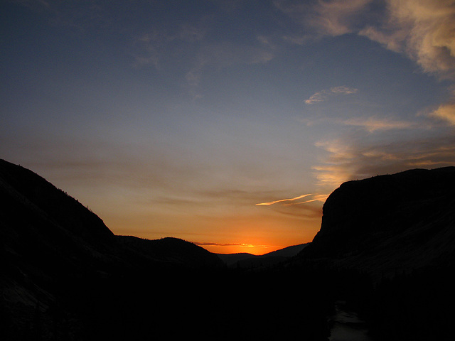 Sunset in Glen Aulin (0702)