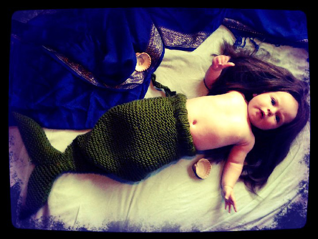 Zinzi as mermaid