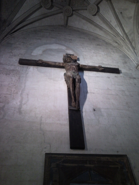 Catedral de Valencia:  Cristo crucificado.