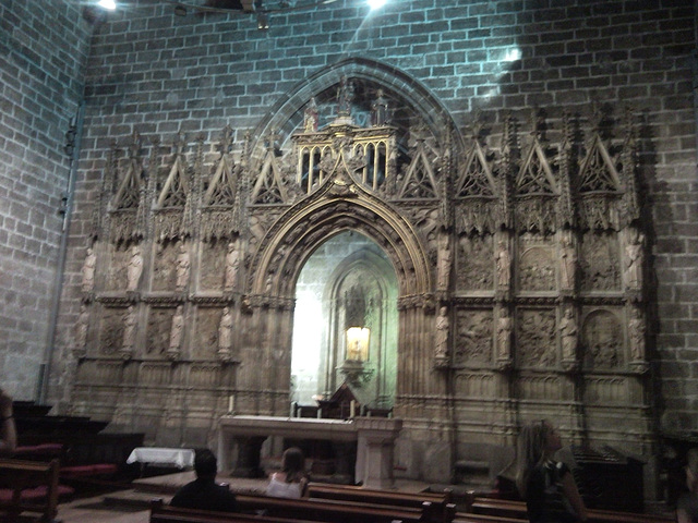 Catedral de Valencia: capilla del Santo Cáliz .