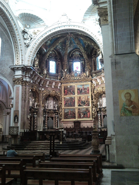 Catedral de Valencia: altar mayor.