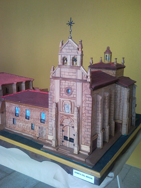 Maqueta: ermita del mirón.-Soria.