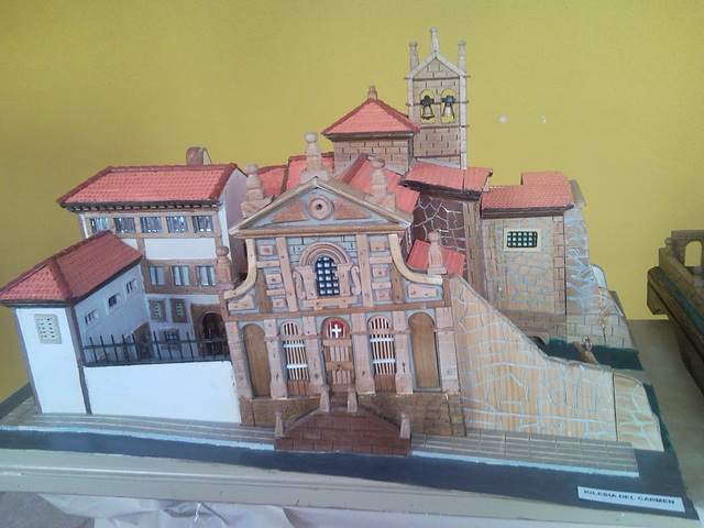 Maqueta: iglesia del Carmen.- Soria