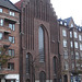 Salon de coiffure et église Viking / Frisor salon danish street church.  Copenhague, Danemark.   20-10-2008