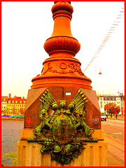 Copenhague / Octobre 2008 -  Kobenhavns Kommune- Lions et chevaliers .