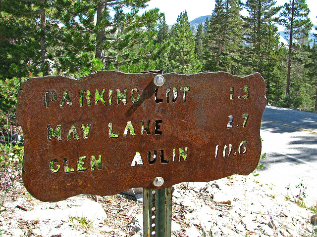 Hiking Out From May Lake (0825)