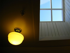 Old Faithful Inn Men's Room Ceiling (3980)