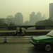 Chengdu taxi, and an e-scooter