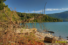 Autumn at lake Walchensee