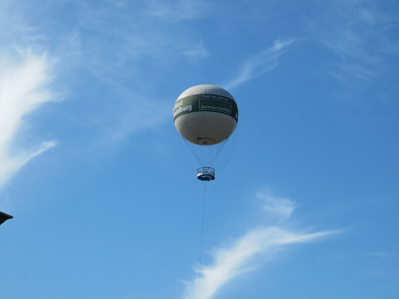 Im Ballon über Hamburg