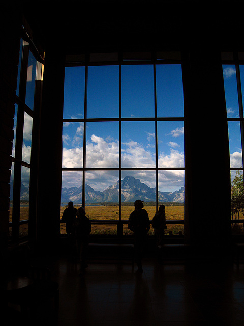 Jackson Lake Lodge Lobby Vista (3856)