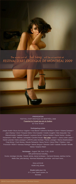 Festival D'Art Érotique De Montréal 2009