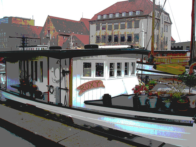 Le Roxy /   Roxy boat -  Copenhagen.  26-10-2008 -  Roxy postérisé