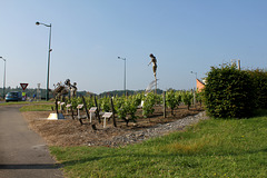 Périphérie du rond-point-côté nord-ouest