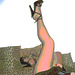 Lady Roxy /  Legs up and high heels /  Jambe en l'air et talons hauts - Postérisation
