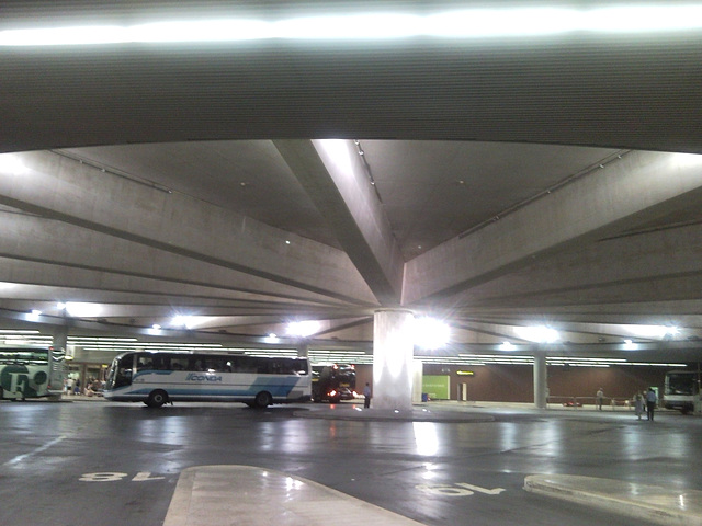 Pamplona: estación de autobuses.