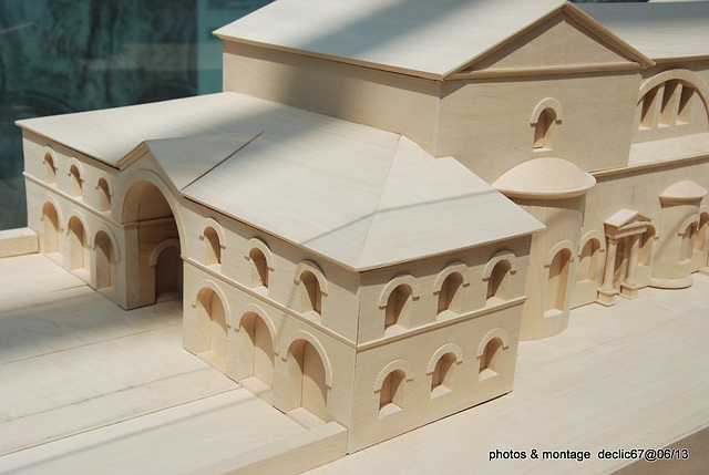 Maquette des thermes Romain