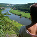 Blick auf Stadt Wehlen und Bastei