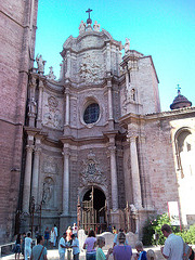 Catedral de Valencia: puerta neoclásica.