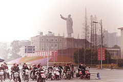 Mao and the scooter bikers