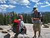 On The Trail to May Lake - Ed & Jorge (0747)