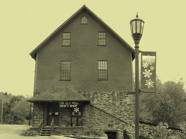 Le moulin Chittenden / Chittenden mills -  Jericho. Vermont . USA.  23-05-2009-  Vintage /  Photo ancienne