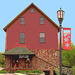 Le moulin Chittenden / Chittenden mills -  Jericho. Vermont . USA.  23-05-2009 -  Postérisation avec ciel bleu ajouté