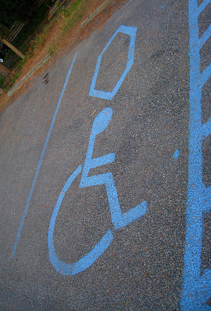 Handicapped Parking Space Symbol (3854)