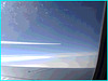 Overtaking jet / Jet sur la gauche -  Vol Bruxelles-Montréal.  29 oct 2008-  Postérisation