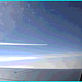 Overtaking jet / Jet sur la gauche -  Vol Bruxelles-Montréal.  29 oct 2008-  Postérisation