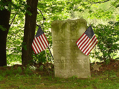 Cimetière de Johnson / Johnson's cemetery.  Vermont.  USA.  23 mai 2009