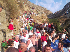 Falces (Navarra): Encierro del Pilón.