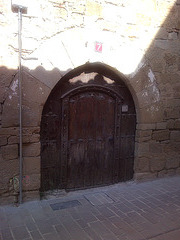 Olite (Navarra): puerta.