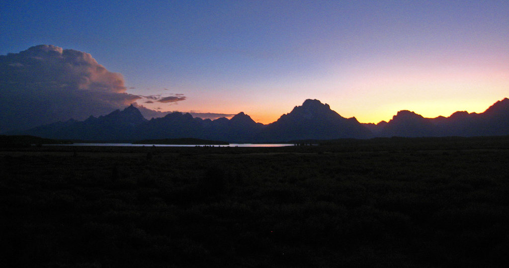 Teton Range From Willow Flats (3628)