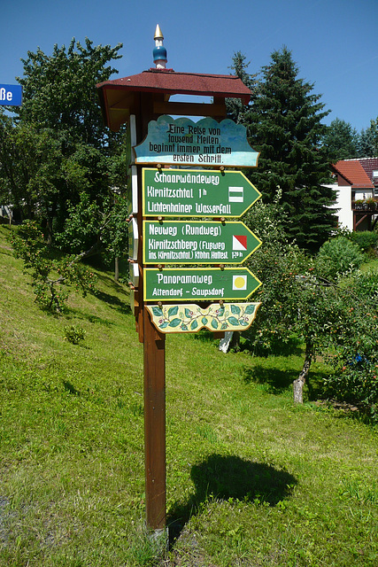 Panoramaweg - Bad Schandau - Lichtenhainer Wasserfall