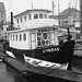 Le Lorbas /   Lorbas boat.  Copenhagen. 26-10-2008- N & B