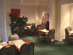 Hotel Nebo / Salle de petit déjeûner . Copenhague.  20 octobre 2008