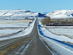 The road to William's Coulee