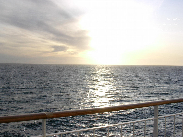 Sonnenuntergang auf der Ostsee