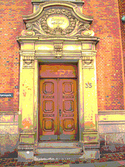 La porte  Indleveting af Brevpost door  /  Copenhague .  26-10-2008 - Postérisation