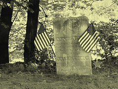 Cimetière de Johnson  /  Johnson's cemetery -   Vermont .  USA /  États-Unis.  23 mai 2009-  Vintage