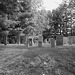 Cimetière de Johnson  /  Johnson's cemetery -   Vermont .  USA /  États-Unis.  23 mai 2009  - N & B