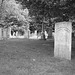 Cimetière de Johnson  /  Johnson's cemetery -   Vermont .  USA /  États-Unis.  23 mai 2009 - Francis Ridge. June  11.  1873.  N & B