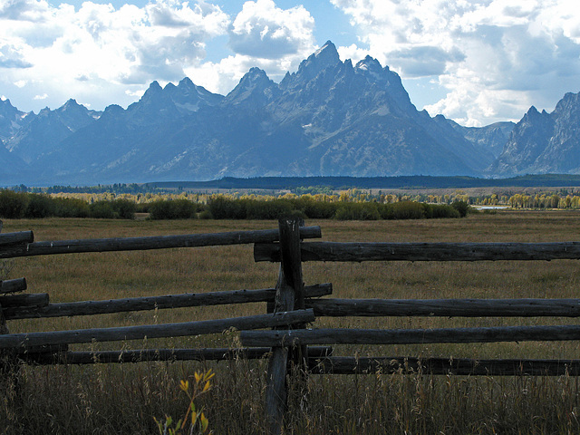 Grand Teton Viewed From Cunningham Cabin (1546)