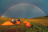 Full rainbow close to our camping place