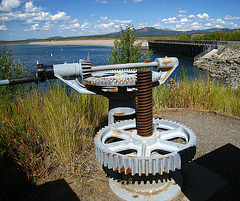 Old Equipment for Jackson Lake Dam (3668)