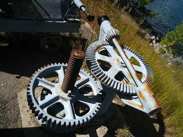 Old Equipment for Jackson Lake Dam (3669)