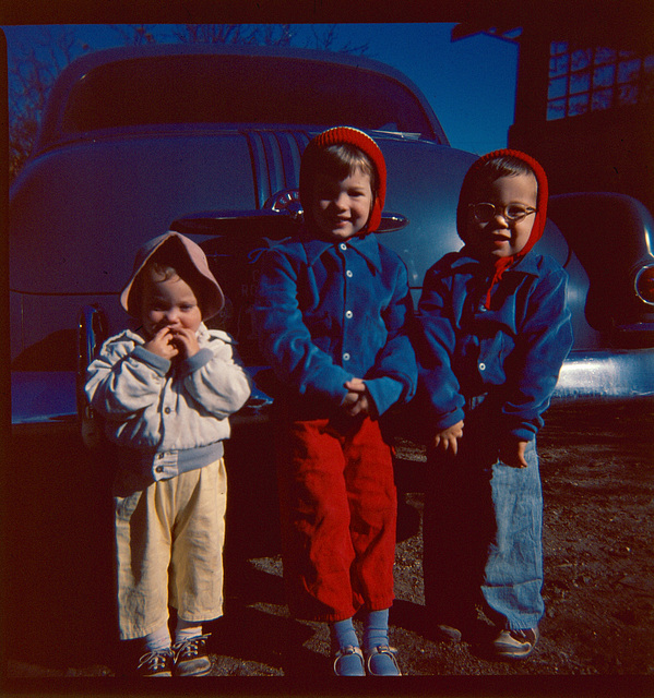 Mary, Lisa and John, about 1951, Grand Rapids