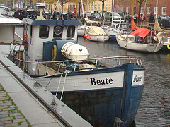 Le bateau Beate /  Beate boat zone -  Copenhague /  Copenhagen.   26-10-2008
